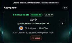 A Zorb active room card
